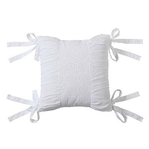 Amanda Eyelet Throw Pillow