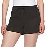 black jogger shorts women