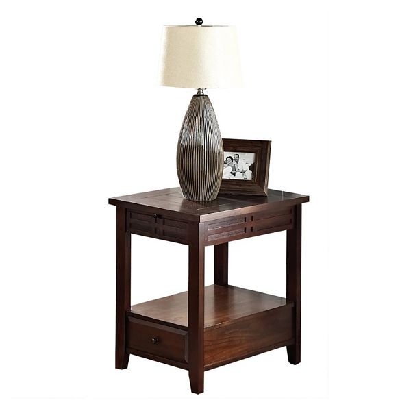 Crestline Drawer End Table