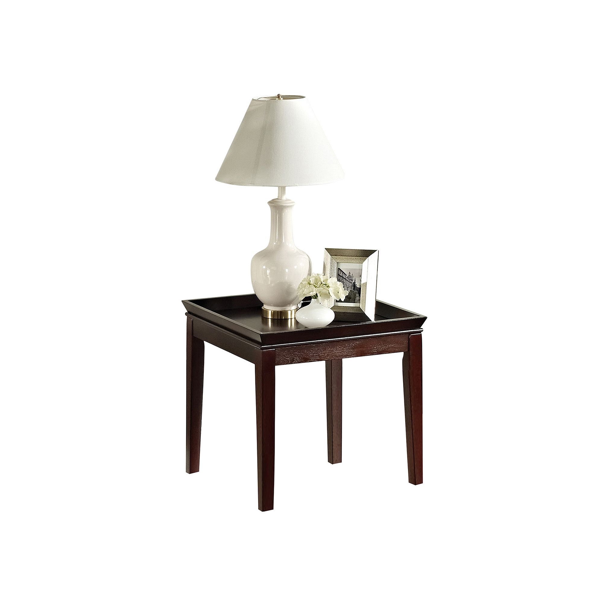 Clemson End Table, Merlot