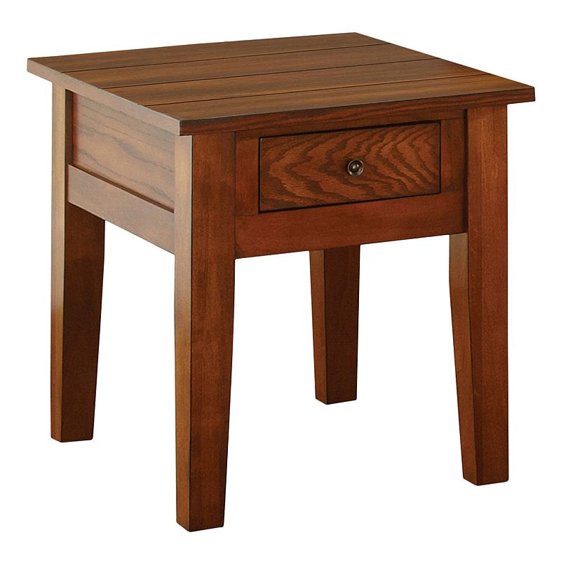 Desoto End Table, Red
