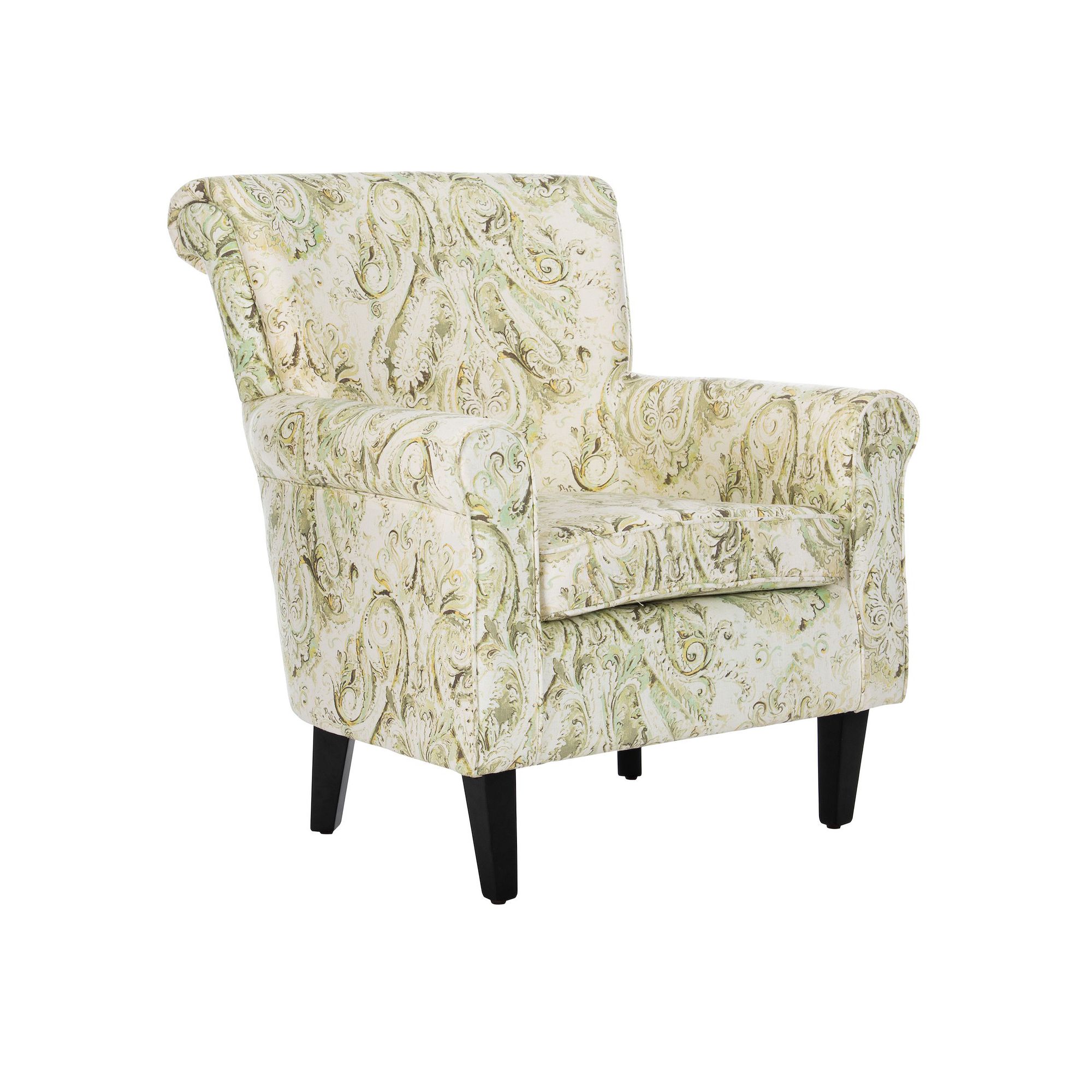 Safavieh Hazina Club Chair, Green Pattern