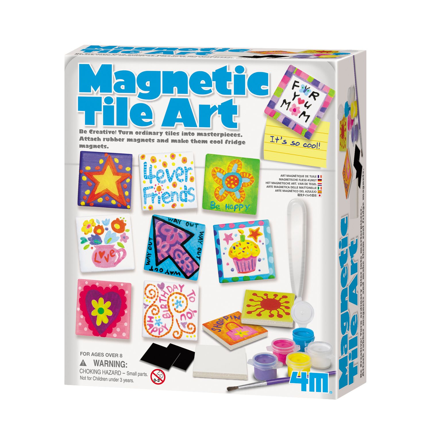 magnetic tile art kit