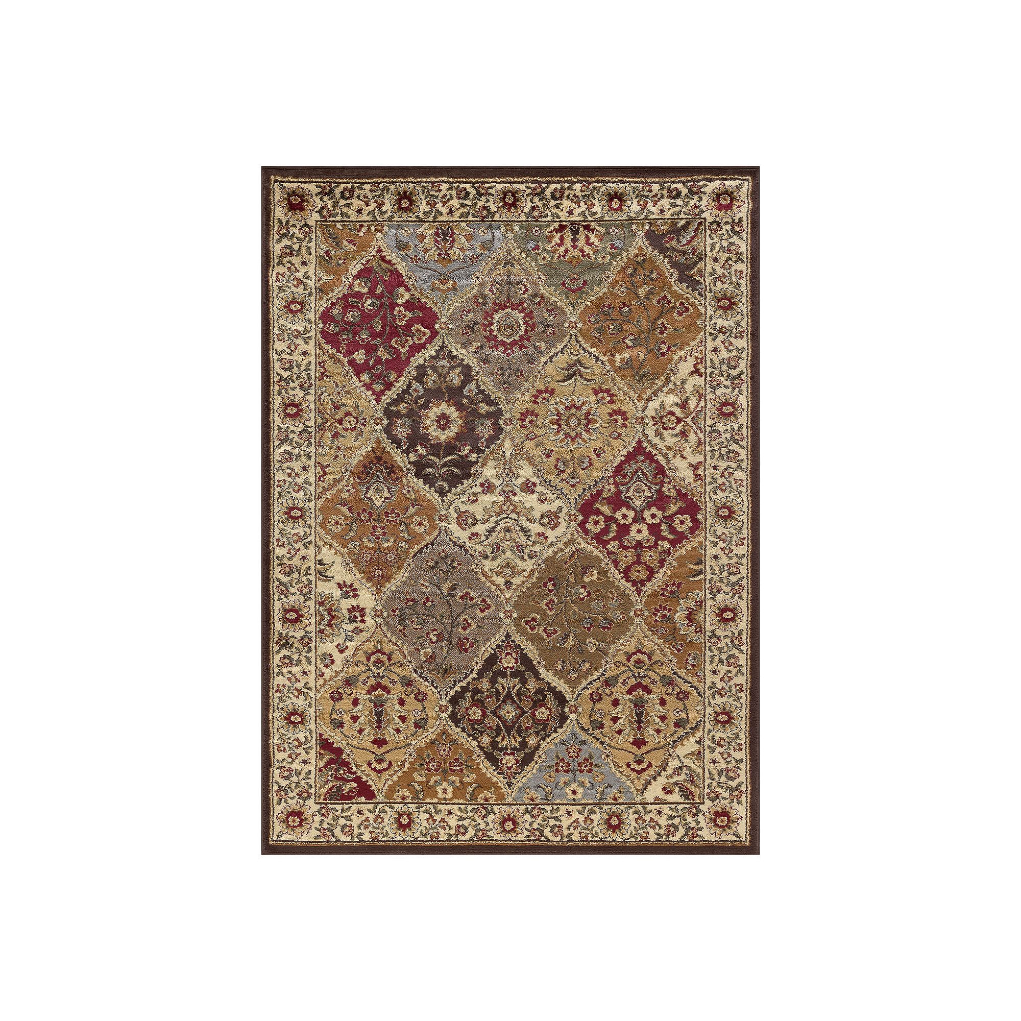 KHL Rugs Traditional Abstract Rug, Multi