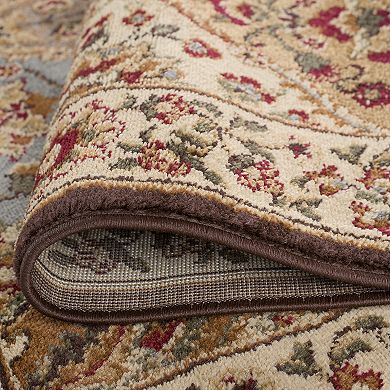 KHL Rugs Cambridge Traditional Abstract Multi-Color Rectangle Area Rug, 9' x 12.6'