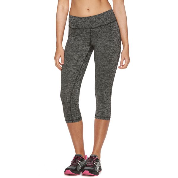 Women's Tek Gear® DRY TEK SpaceDye Capri Workout Leggings
