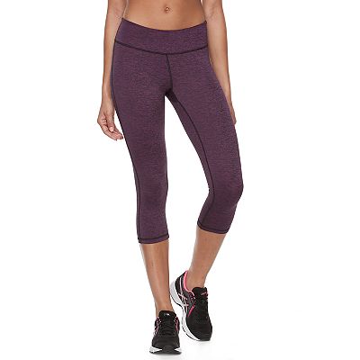 Women s Tek Gear DRY TEK Space Dye Capri Workout Leggings