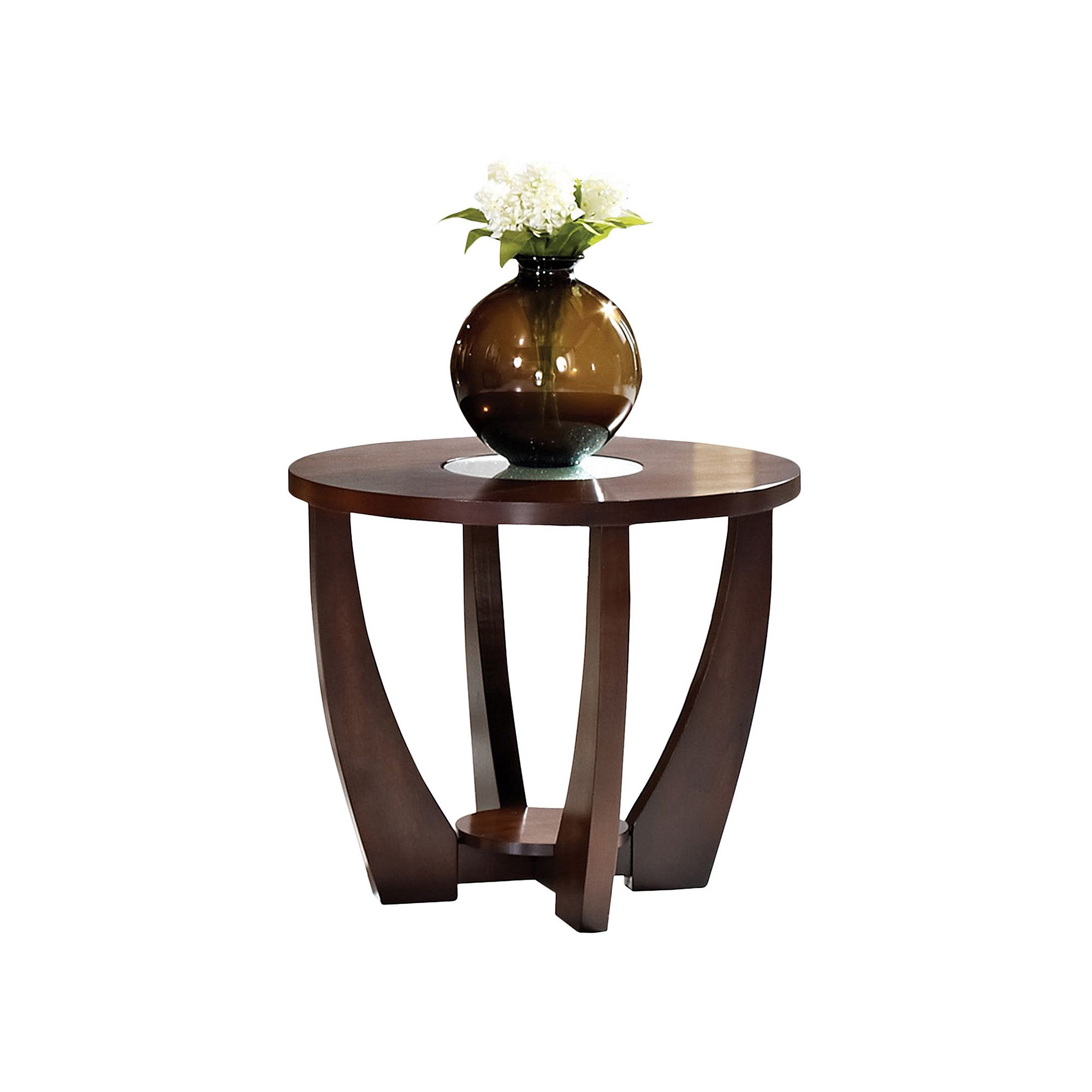 Rafael End Table, Merlot