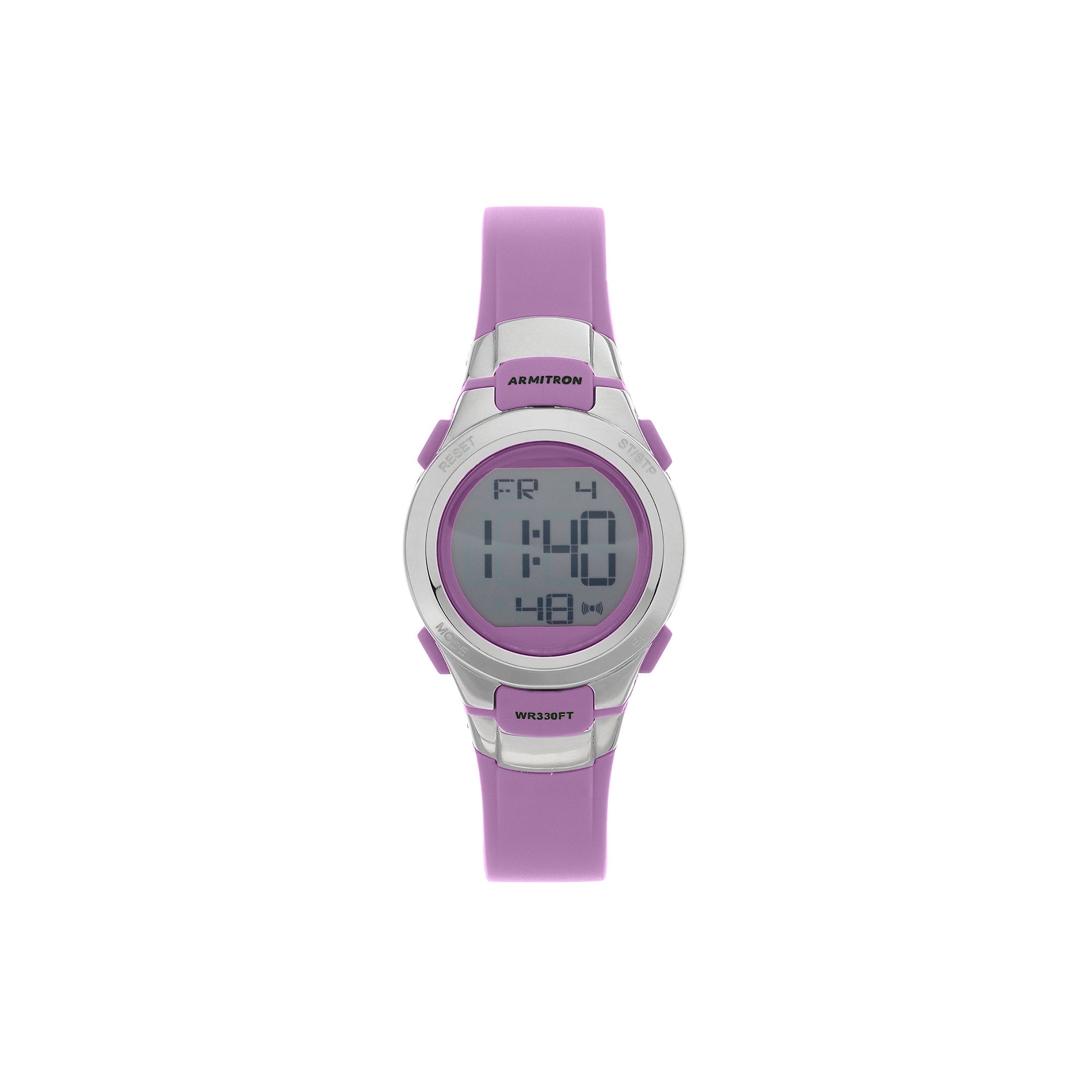 Armitron Womens Sport Digital Chronograph Watch, Size: Small, Purple