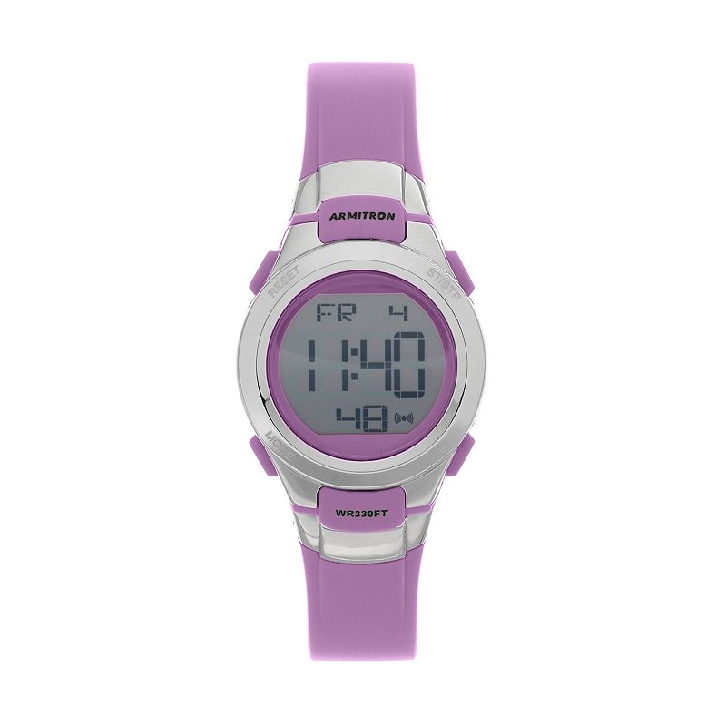 Armitron Womens Sport Digital Chronograph Watch, Size: Small, Purple