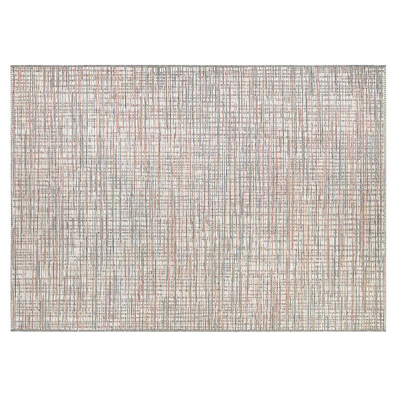 Couristan Cape Falmouth Geometric Indoor Outdoor Rug, White, 2X12 Ft