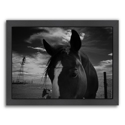 Americanflat ''Playful Pals 8'' Horse Framed Wall Art