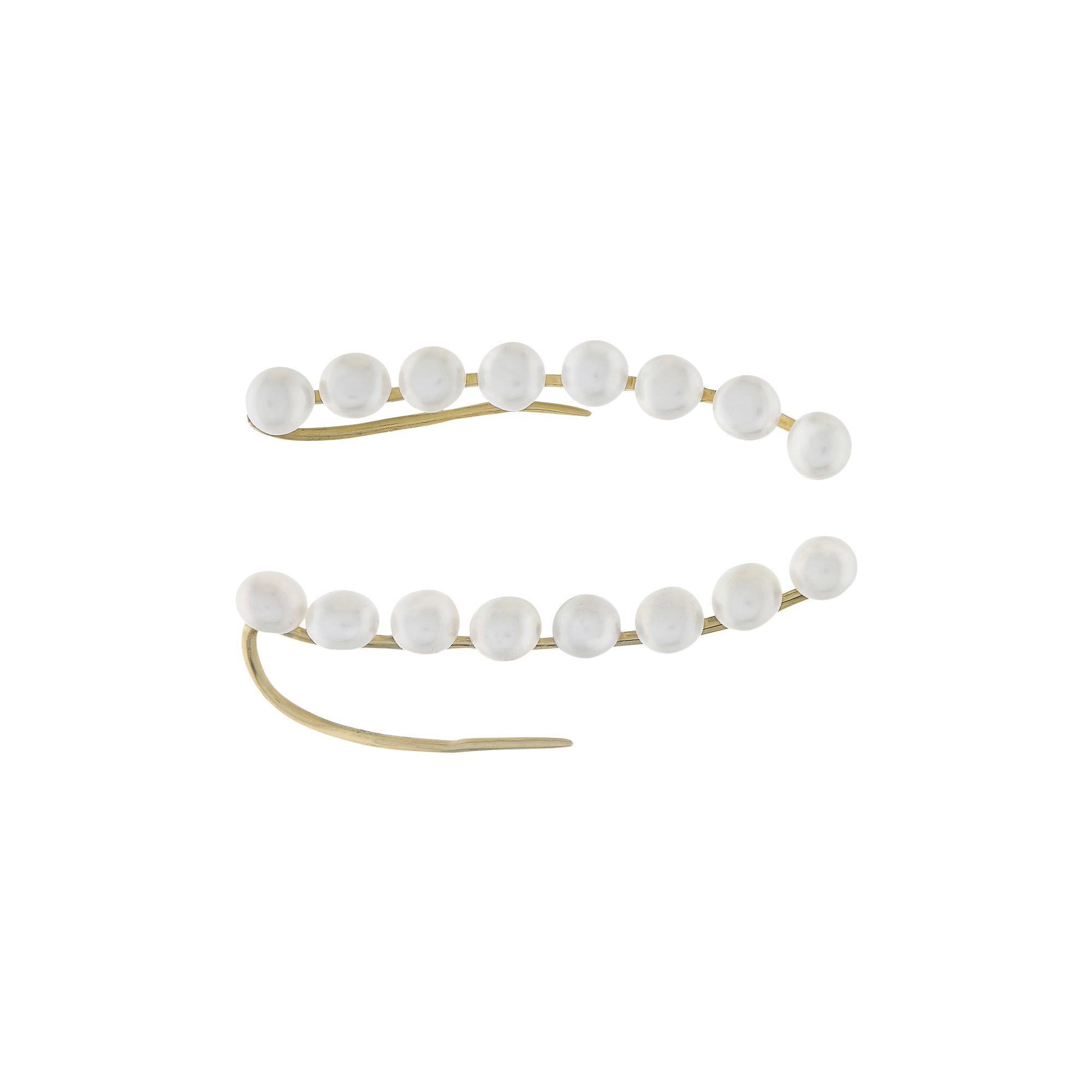 PearLustre by Imperial Freshwater Cultured Pearl Ear Climber Earrings, Wome