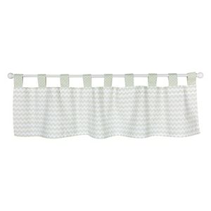 Trend Lab Sea Foam Chevron Window Valance