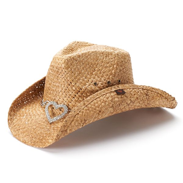 Ladies straw cowboy store hat