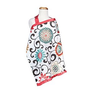 Waverly Baby by Trend Lab Pom Pom Floral Nursing Cover by Trend Lab
