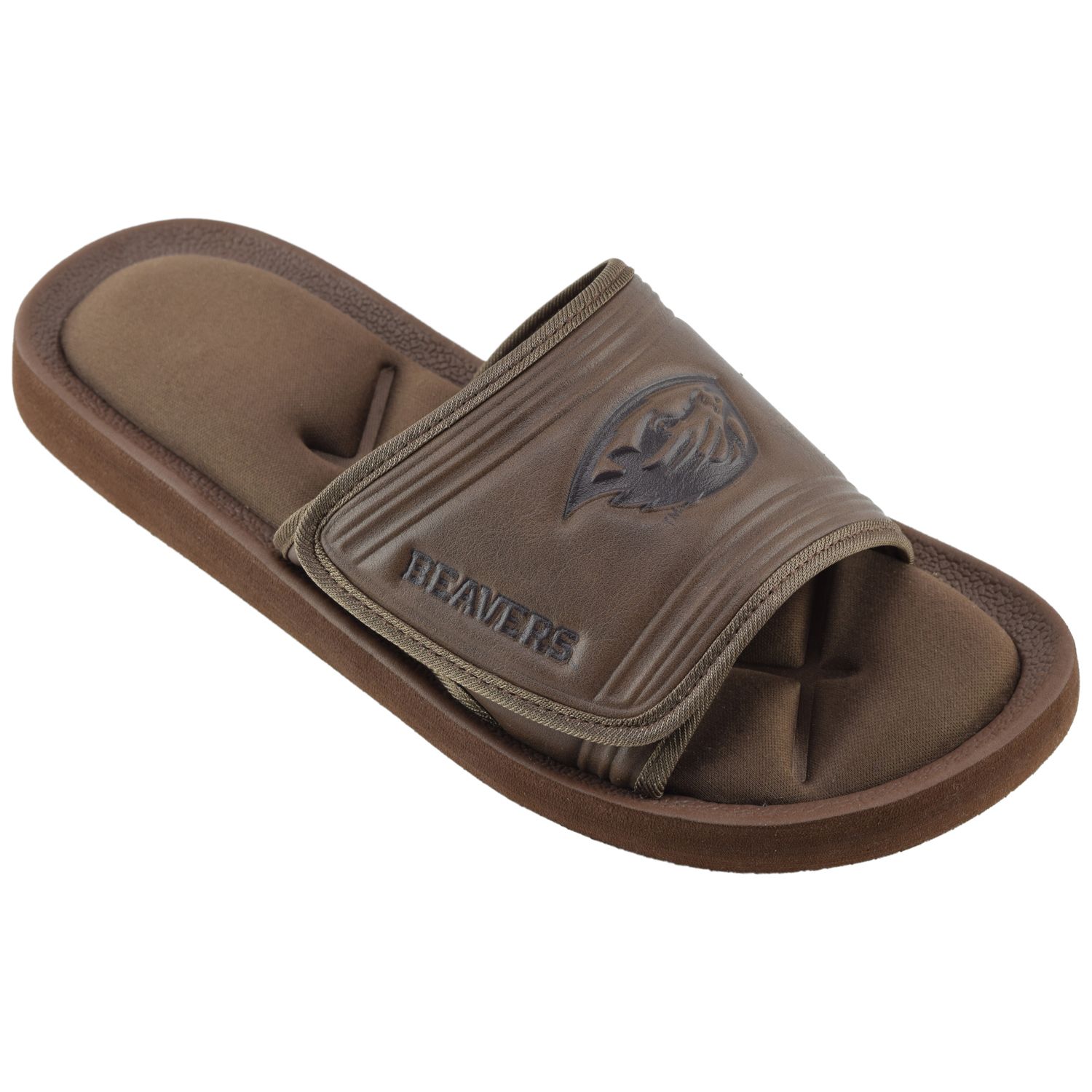 mens memory foam slide sandals