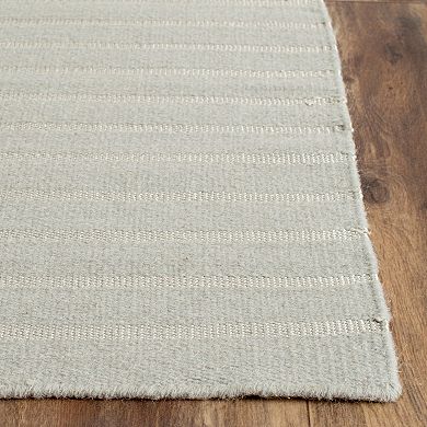 Safavieh Dhurries Thin Stripe Handwoven Flatweave Wool Rug