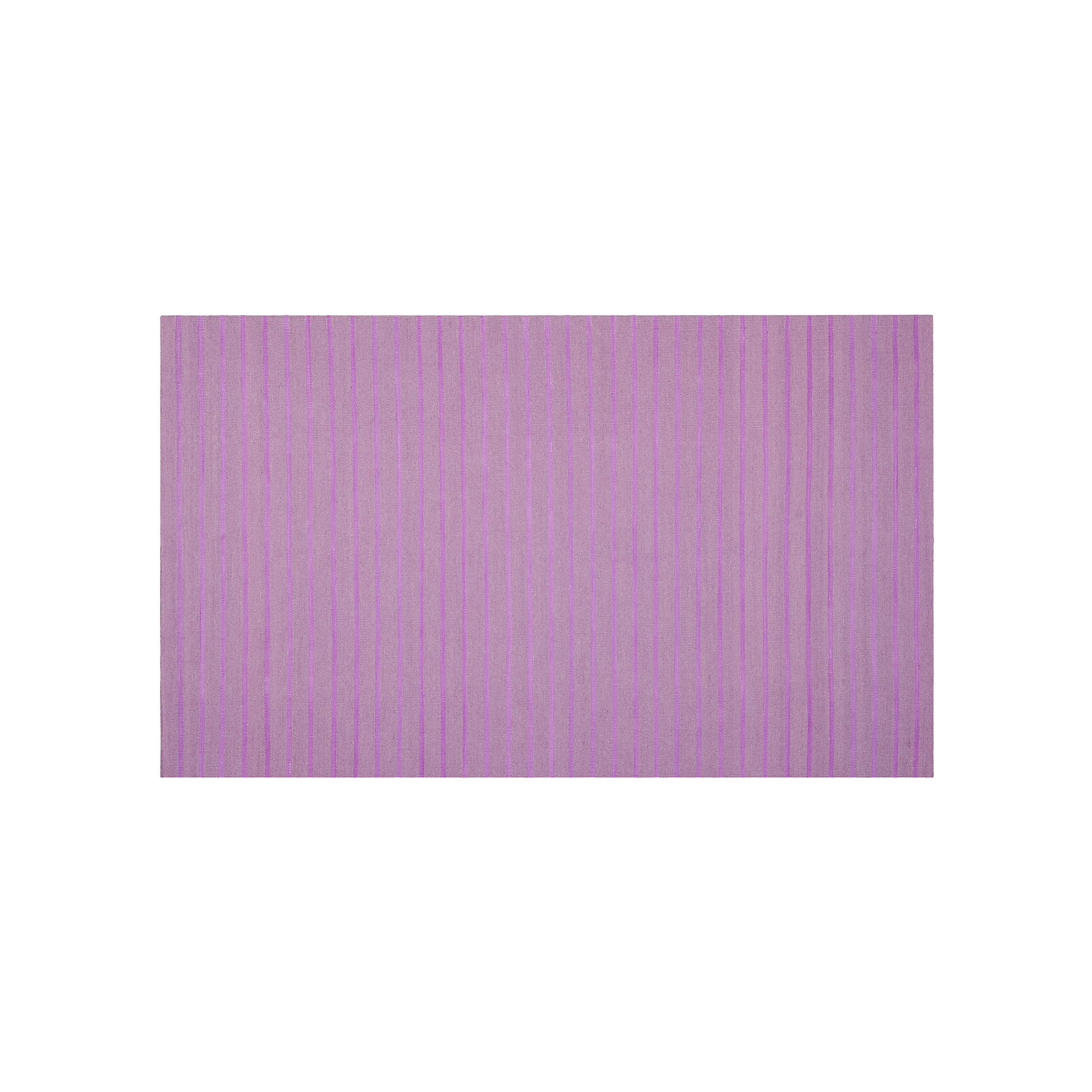 Safavieh Dhurries Thin Stripe Handwoven Flatweave Wool Rug, Purple