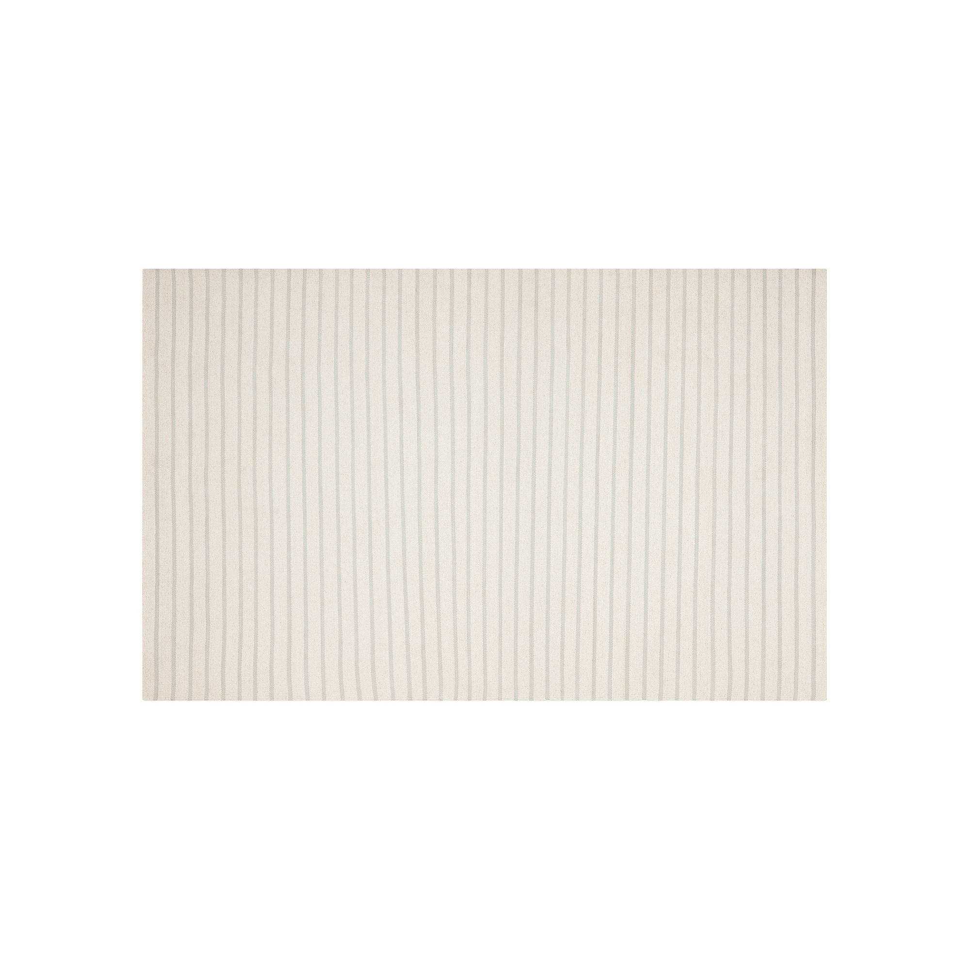 Safavieh Dhurries Thin Stripe Handwoven Flatweave Wool Rug, White