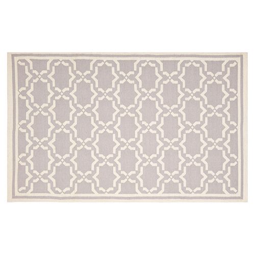 Safavieh Dhurries Star Handwoven Flatweave Wool Rug