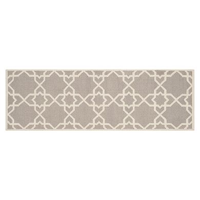 Safavieh Dhurries Lattice Quatrefoil Handwoven Flatweave Wool Rug