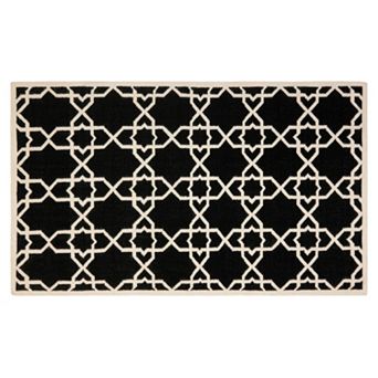 Safavieh Dhurries Lattice Quatrefoil Handwoven Flatweave Wool Rug