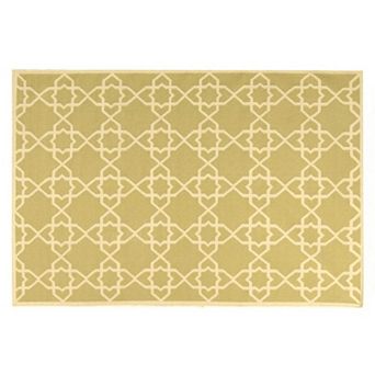 Safavieh Dhurries Lattice Quatrefoil Handwoven Flatweave Wool Rug