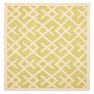 Safavieh Dhurries Broken Lattice Handwoven Flatweave Wool Rug