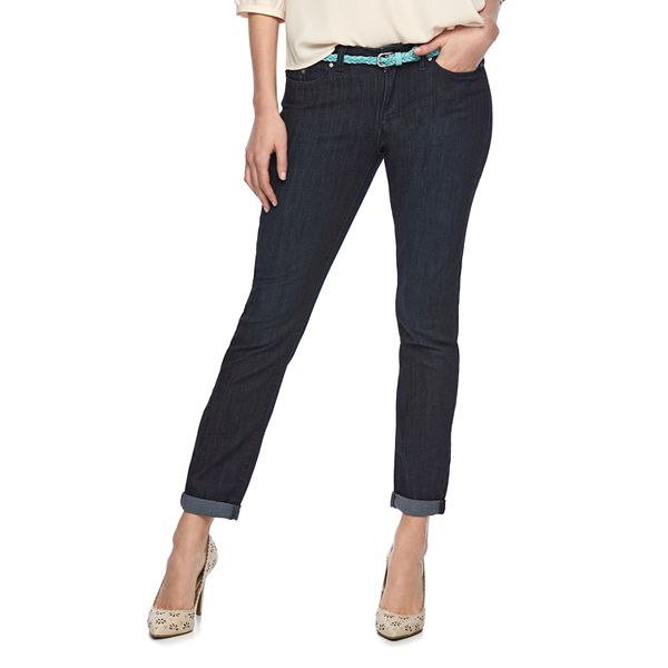 Women's LC Lauren Conrad Roll-Cuff Skinny Jeans