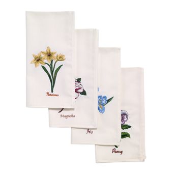 Portmeirion Botanic Garden 4 pc Napkin Set