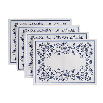 Portmeirion Blue Portofino 4 pc Placemat Set