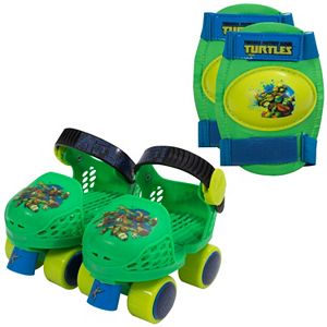 Kids Teenage Mutant Ninja Turtles Roller Skates & Knee Pads by Playwheels