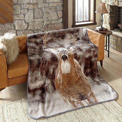 Deer Country Hi Pile Luxury Oversize Throw