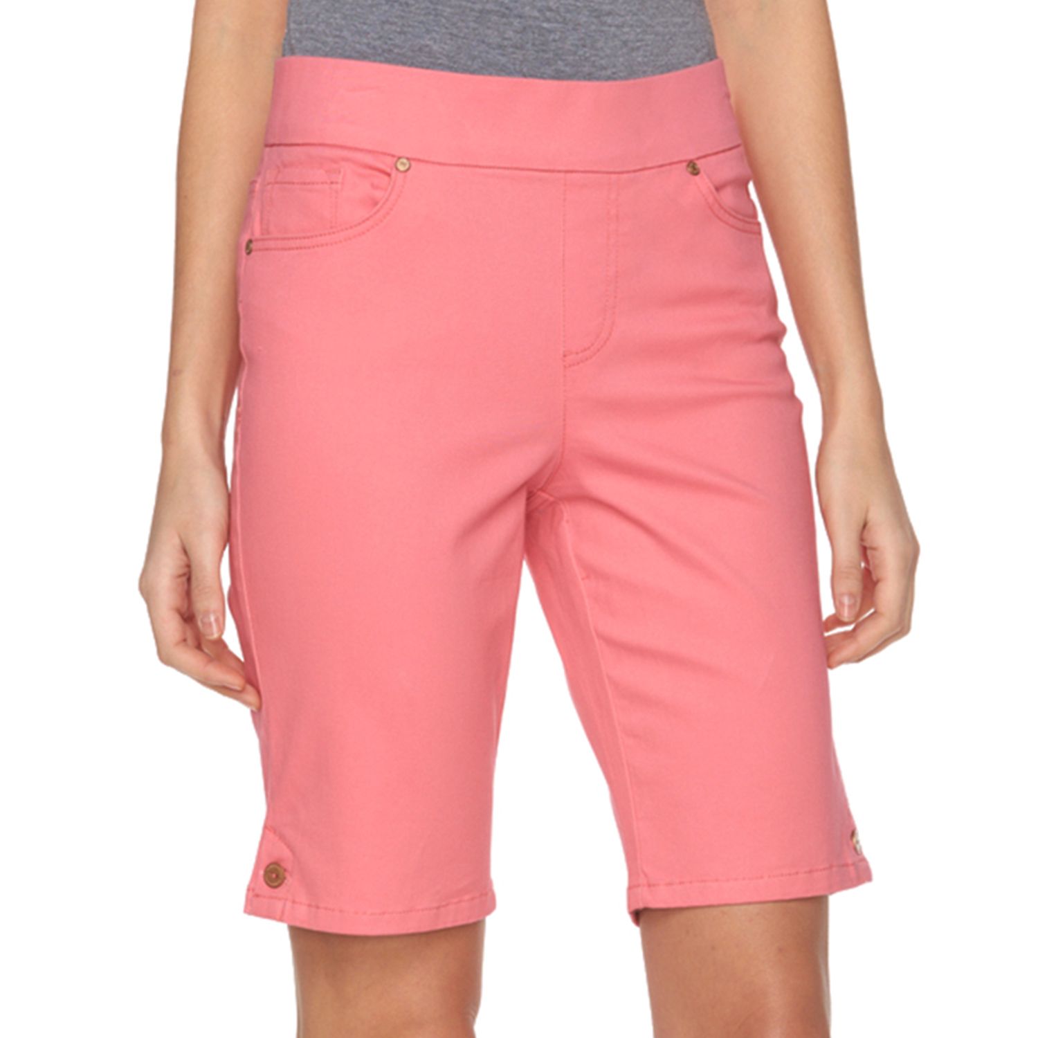 gloria vanderbilt pull on shorts