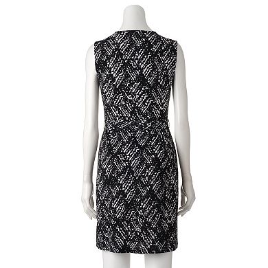 Women's Apt. 9® Print Faux-Wrap Dress