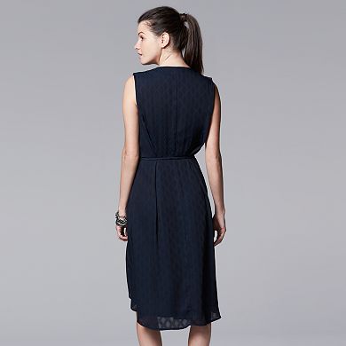 Women's Simply Vera Vera Wang Draped Fit & Flare Dress