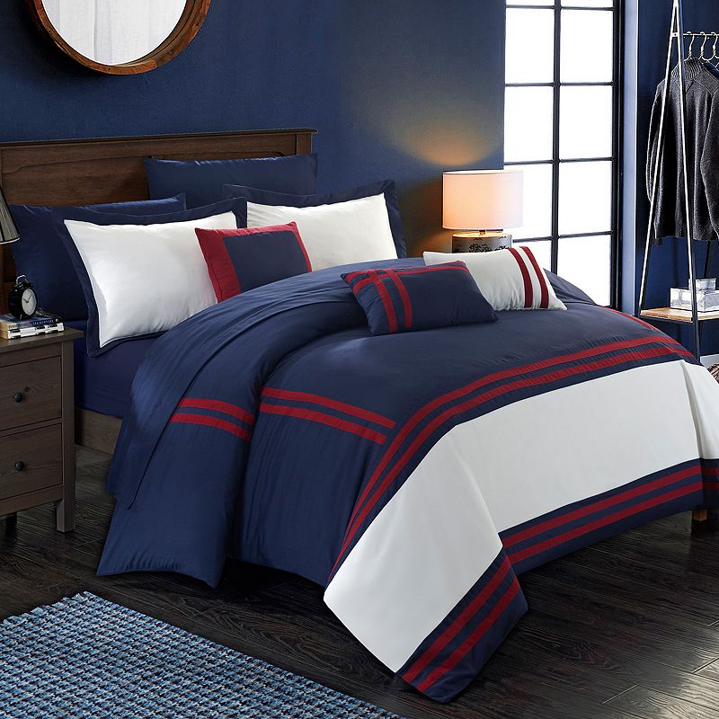 76629335 Chic Home Zarah Oversized 10-piece Bedding Set wit sku 76629335