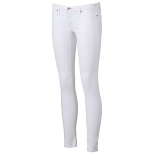 Juniors' Dittos Low-Rise White Denim Jeggings