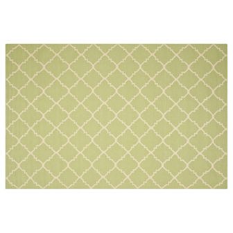 Safavieh Dhurries Diamond Quatrefoil Handwoven Flatweave Wool Rug