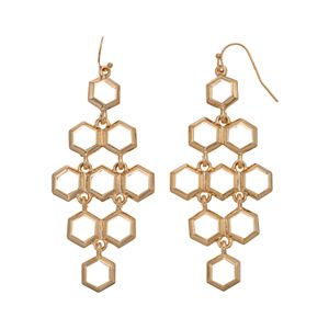 COCO LANE Honeycomb Kite Earrings