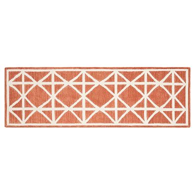 Safavieh Dhurries Kite Geometric Handwoven Flatweave Wool Rug
