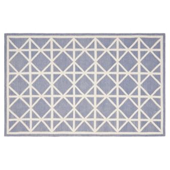 Safavieh Dhurries Kite Geometric Handwoven Flatweave Wool Rug