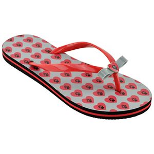 Women's New Mexico Lobos Bow Flip-Flops