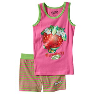 Girls 4-10 Shopkins Strawberry Kiss Pajama Set