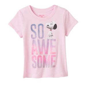 Girls 4-6x Peanuts Snoopy 