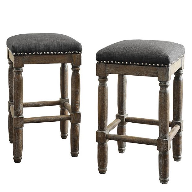 Madison Park Cirque Backless Counter Stool 2 Piece Set