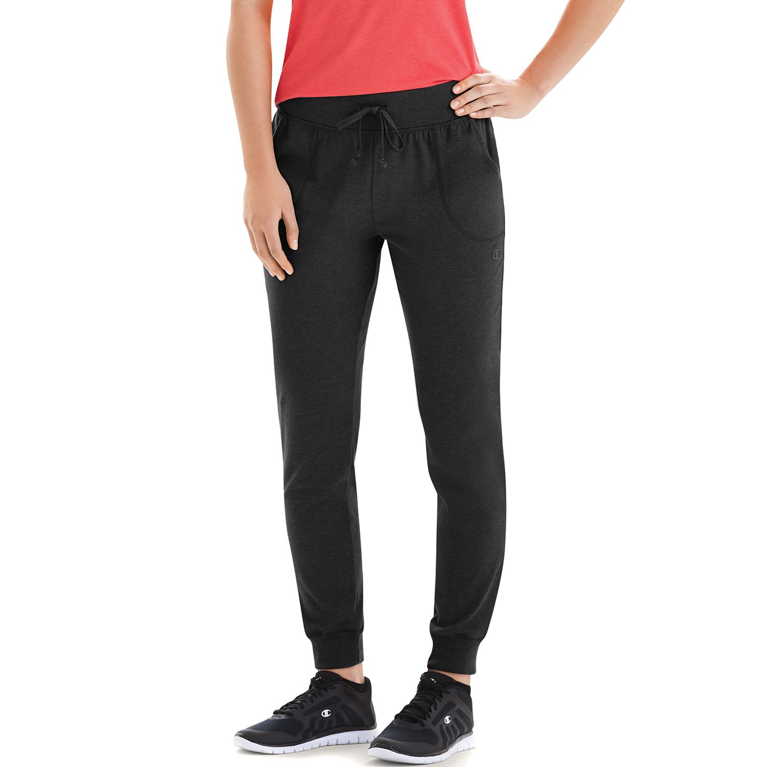 women's champion jersey jogger pants