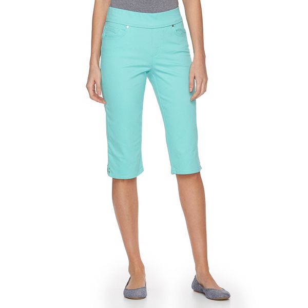 Plus Size Gloria Vanderbilt Avery Pull-On Skimmer Capris