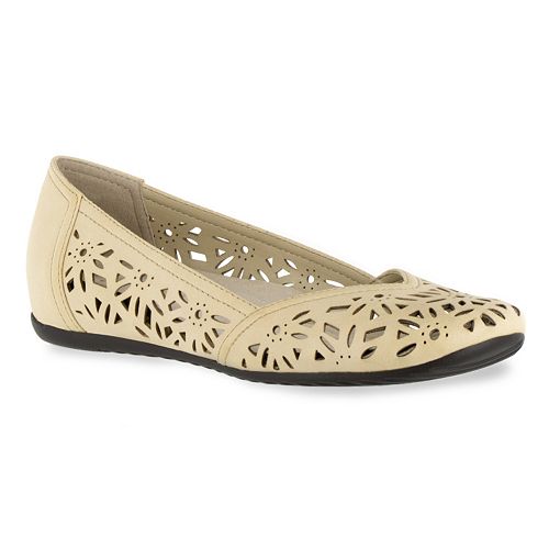flats with hidden wedge heel